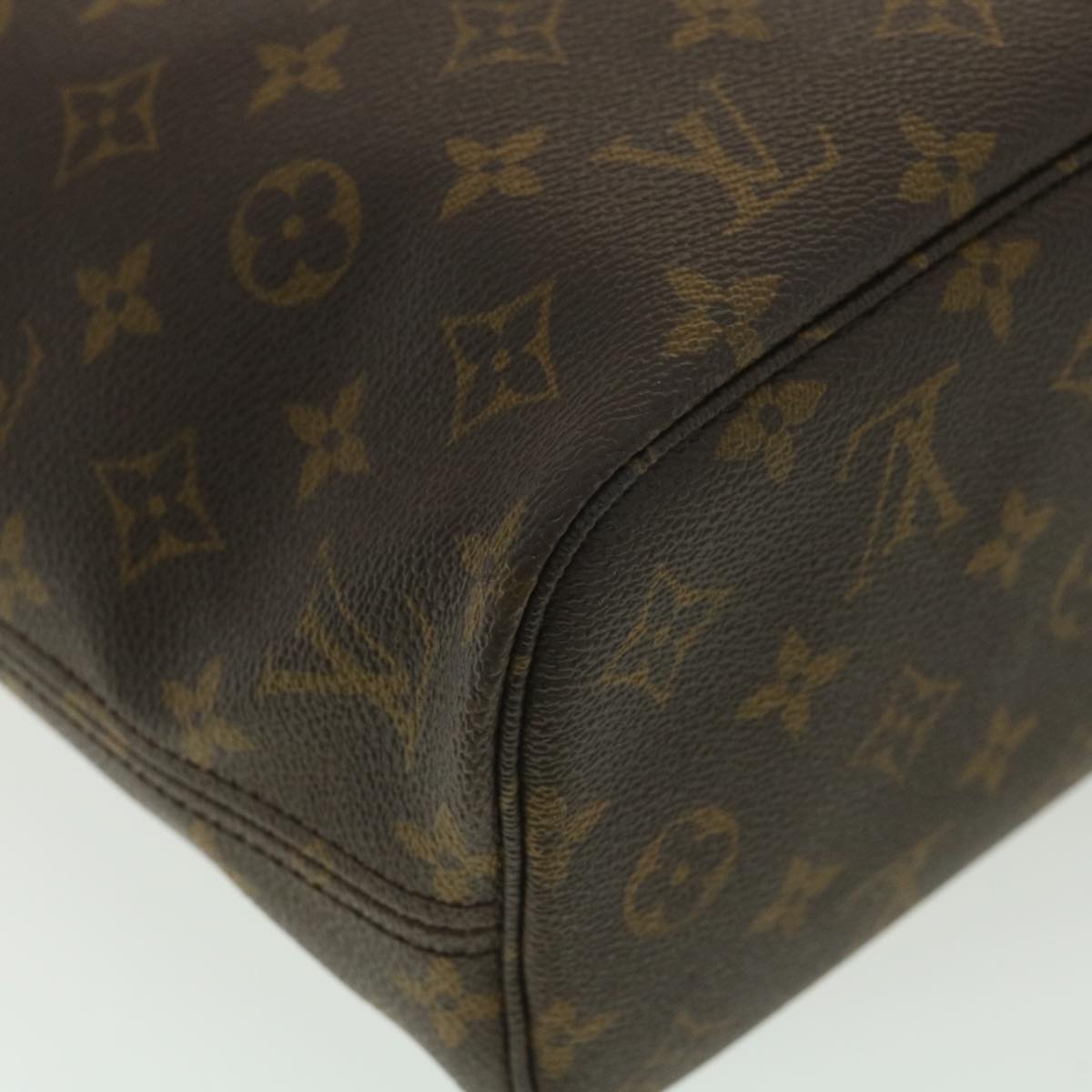 LOUIS VUITTON Monogram Neverfull MM Tote Bag M40156 LV kk167