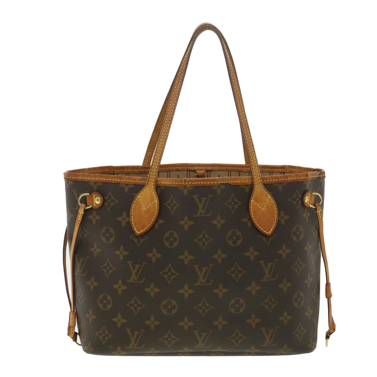 LOUIS VUITTON Monogram Neverfull MM Tote Bag M40156 LV kk167