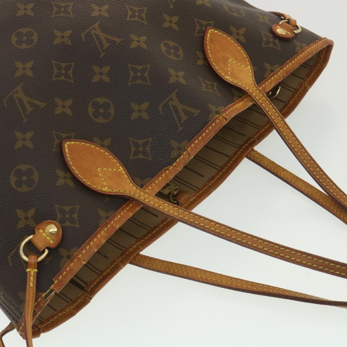 LOUIS VUITTON Monogram Neverfull MM Tote Bag M40156 LV kk167