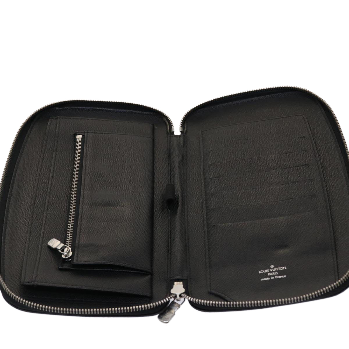 LOUIS VUITTON Taiga Organizer Atoll Travel Case Ardoise M30652 LV kk185