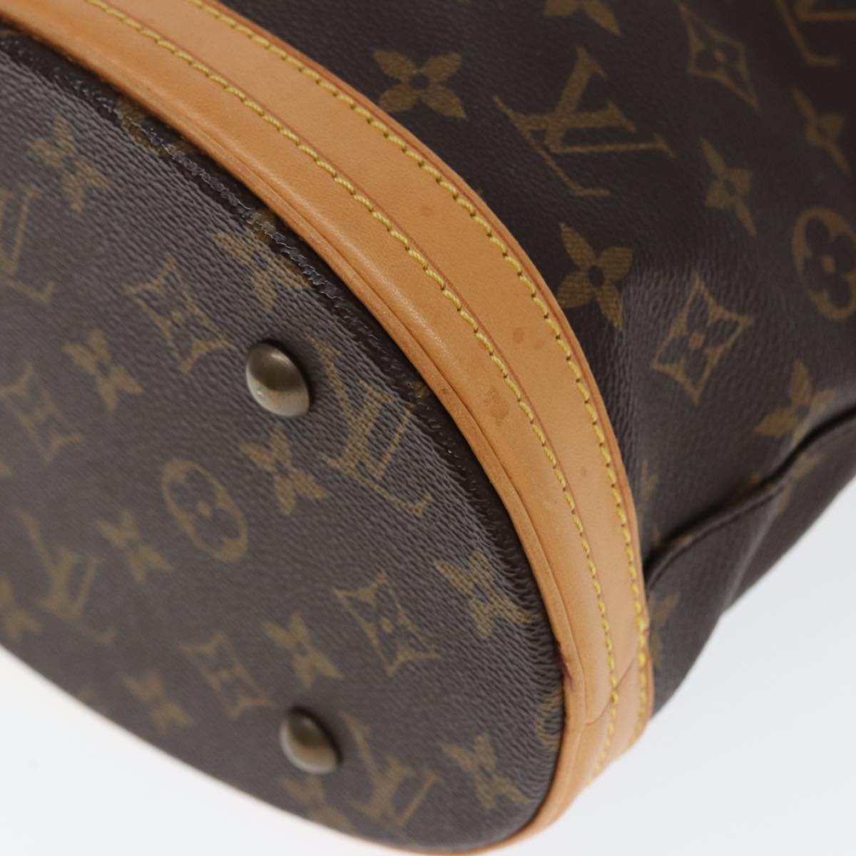 LOUIS VUITTON Monogram Bucket PM Shoulder Bag M42238 LV kk242