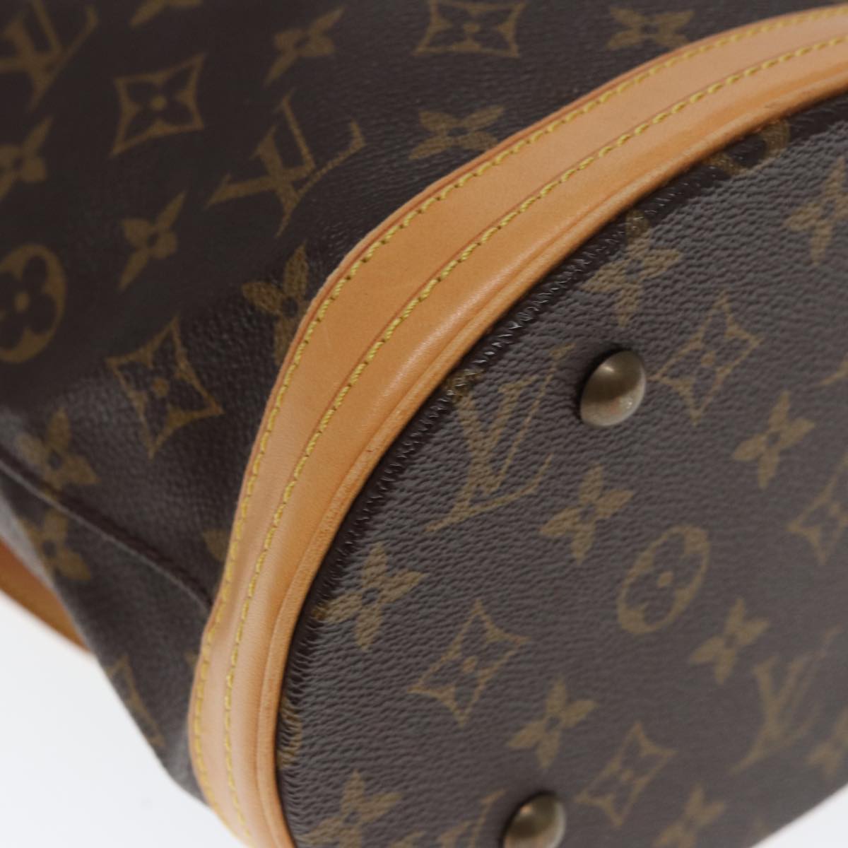 LOUIS VUITTON Monogram Bucket PM Shoulder Bag M42238 LV kk242