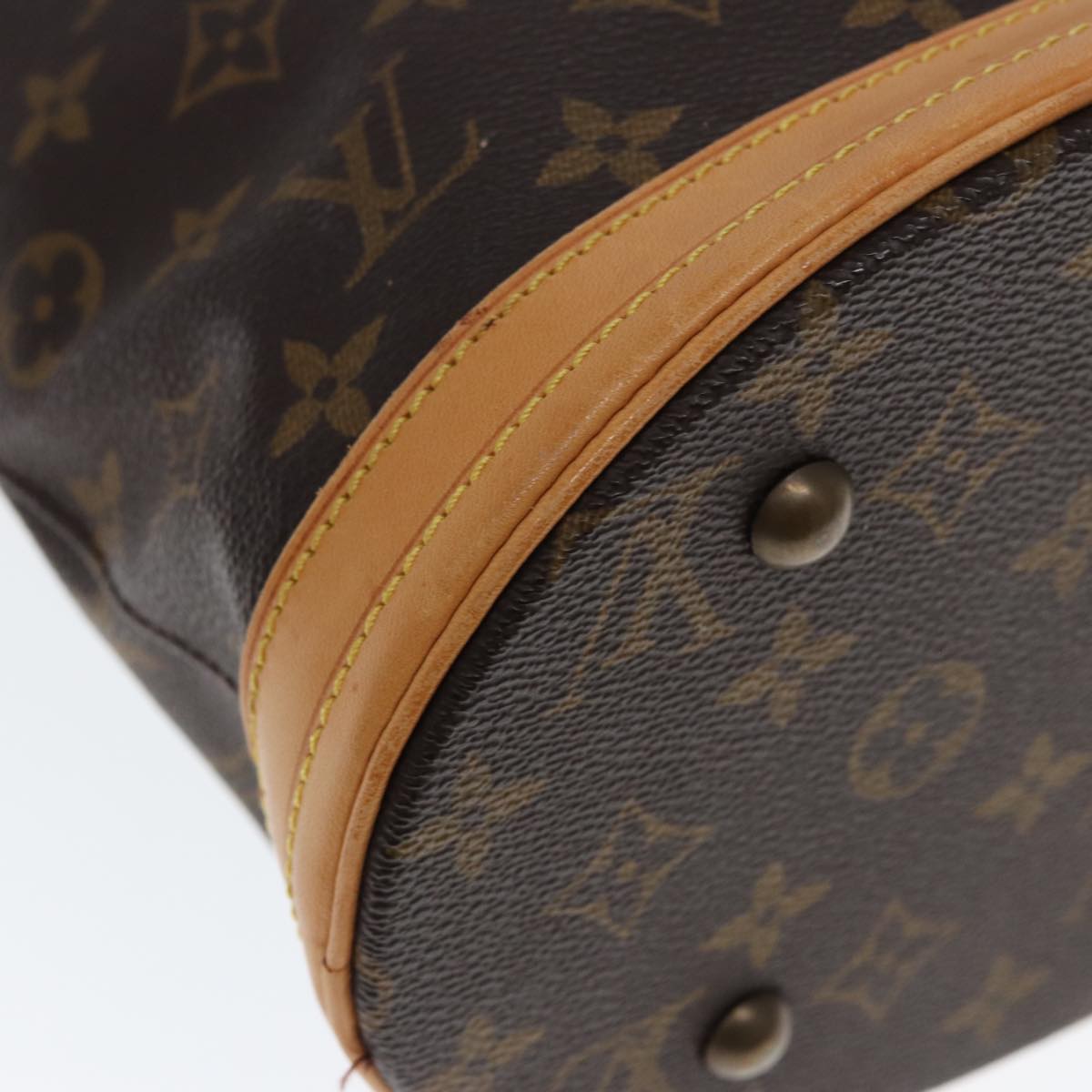 LOUIS VUITTON Monogram Bucket PM Shoulder Bag M42238 LV kk242