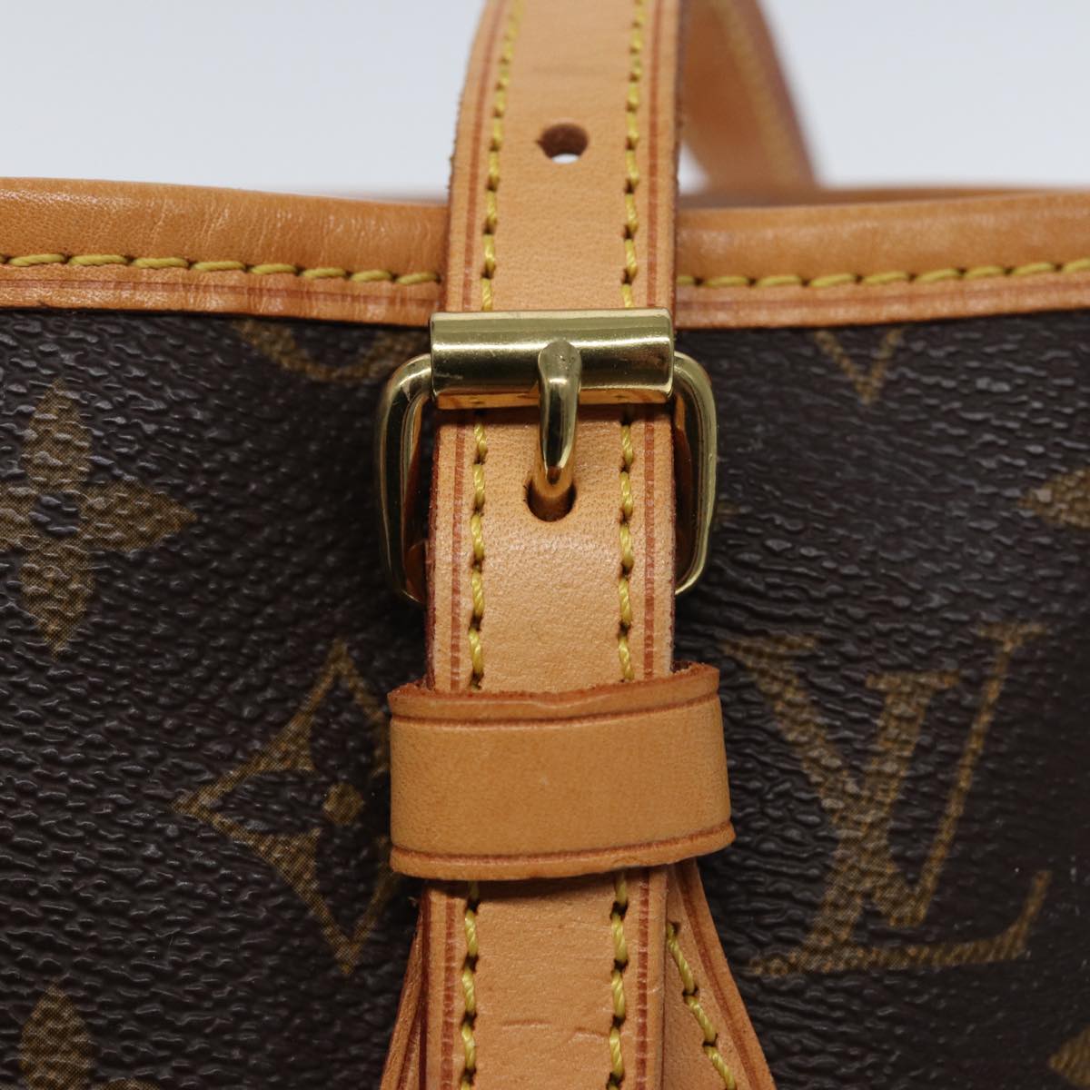 LOUIS VUITTON Monogram Bucket PM Shoulder Bag M42238 LV kk242