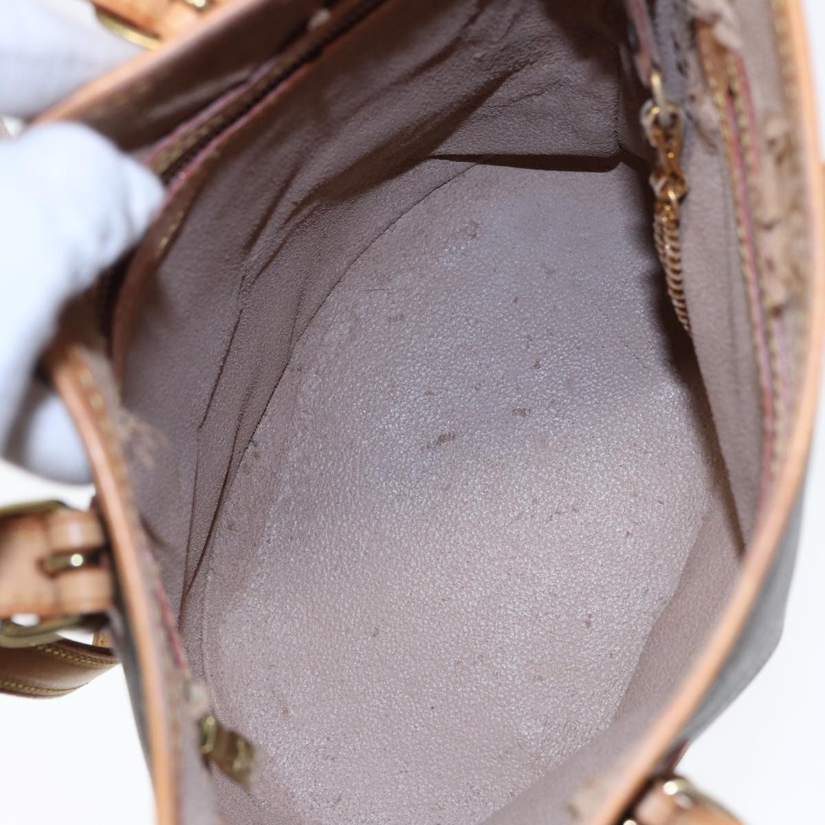 LOUIS VUITTON Monogram Bucket PM Shoulder Bag M42238 LV kk242