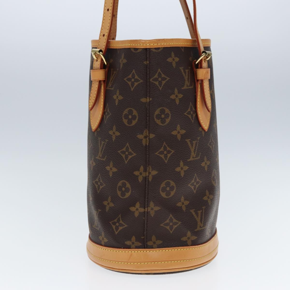 LOUIS VUITTON Monogram Bucket PM Shoulder Bag M42238 LV kk242