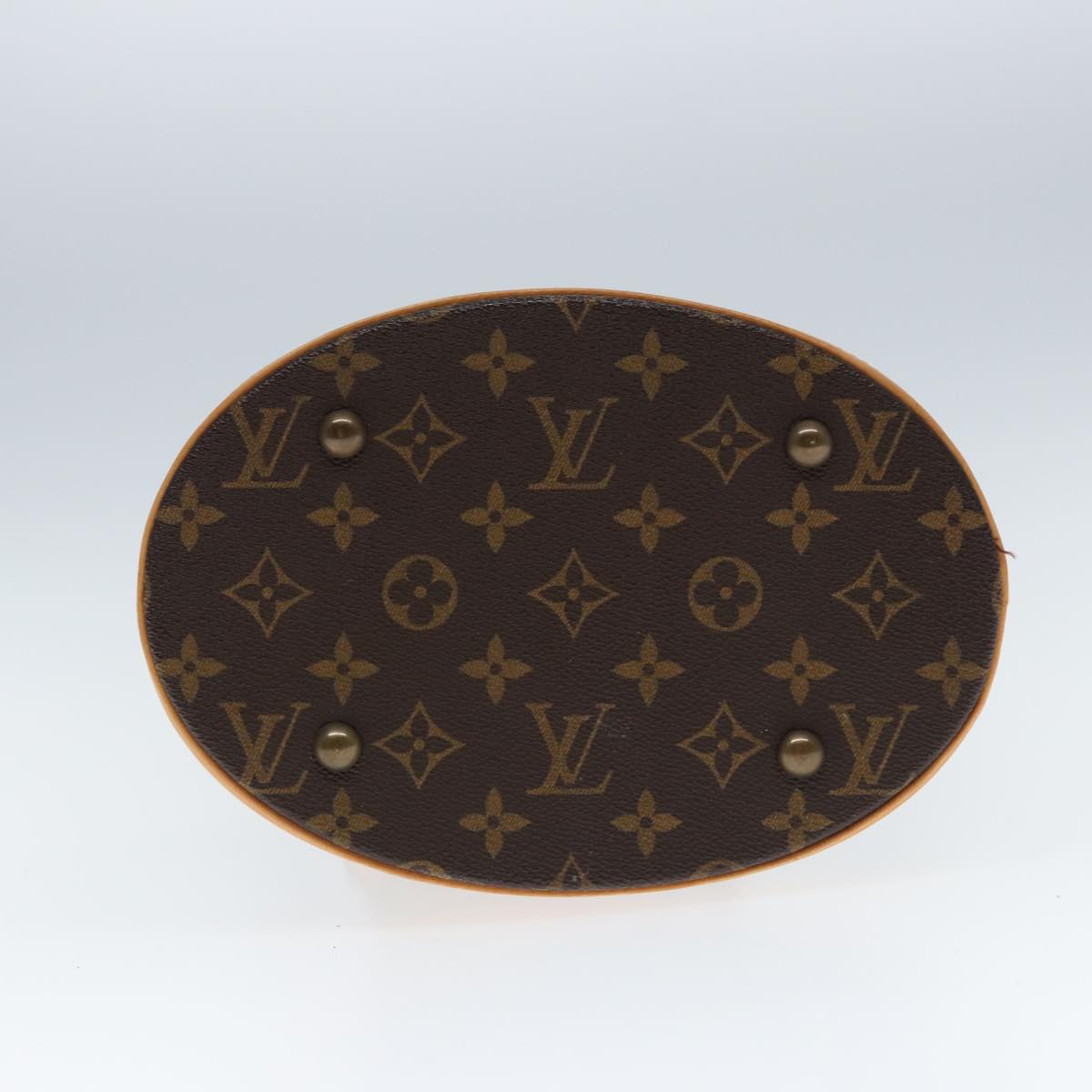 LOUIS VUITTON Monogram Bucket PM Shoulder Bag M42238 LV kk242