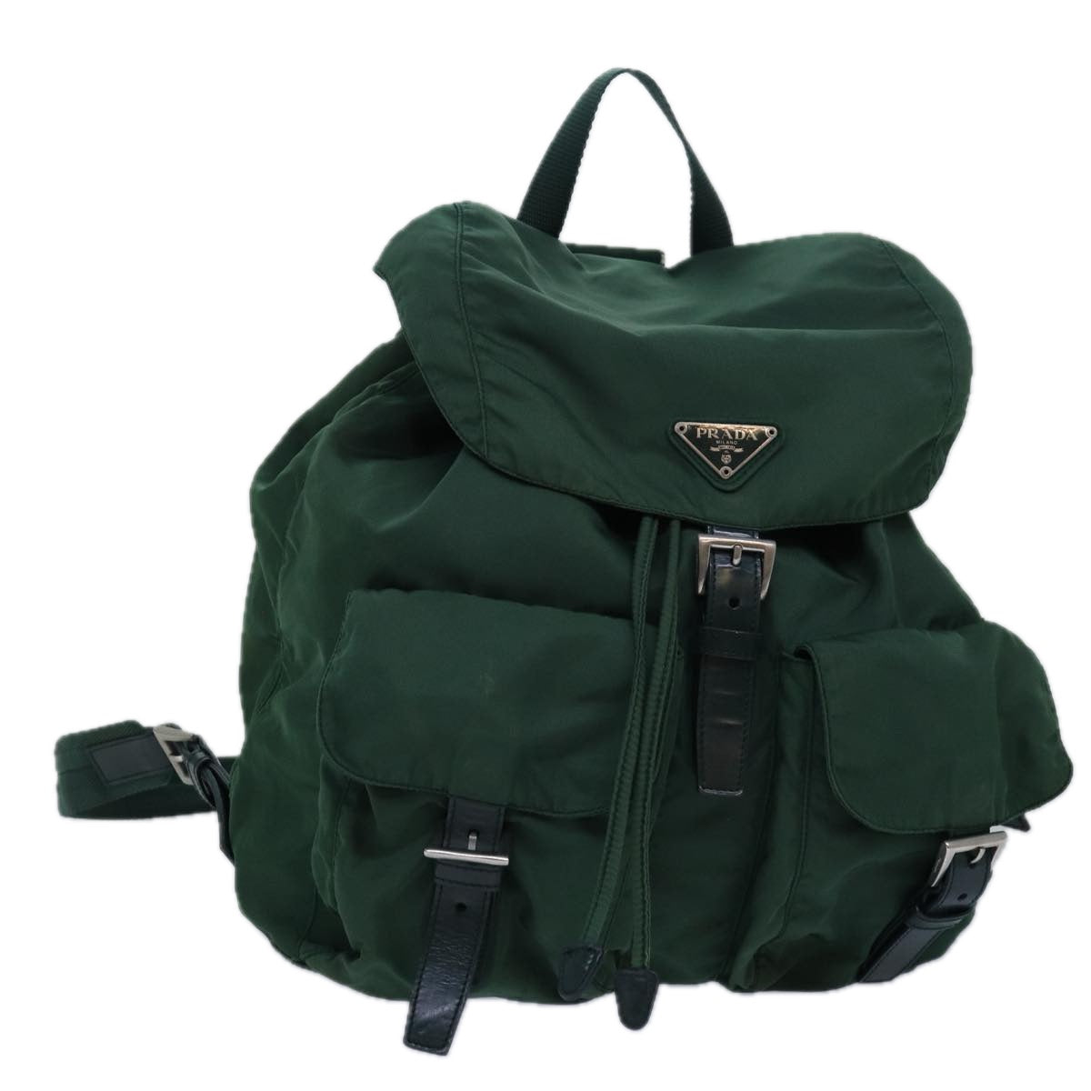 Luxury Prada Backpack Nylon Green  kk262