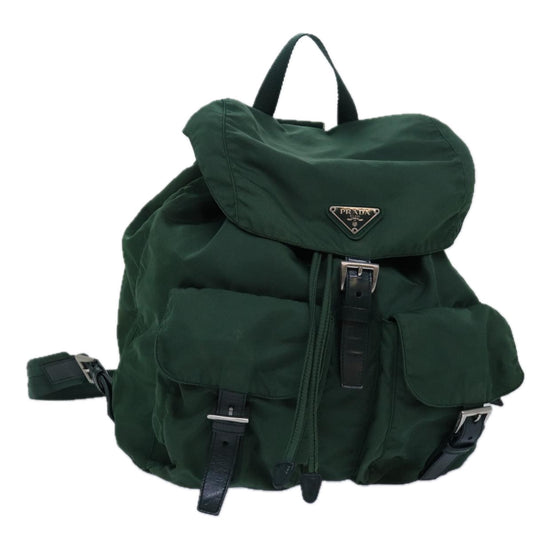 Luxury Prada Backpack Nylon Green  kk262