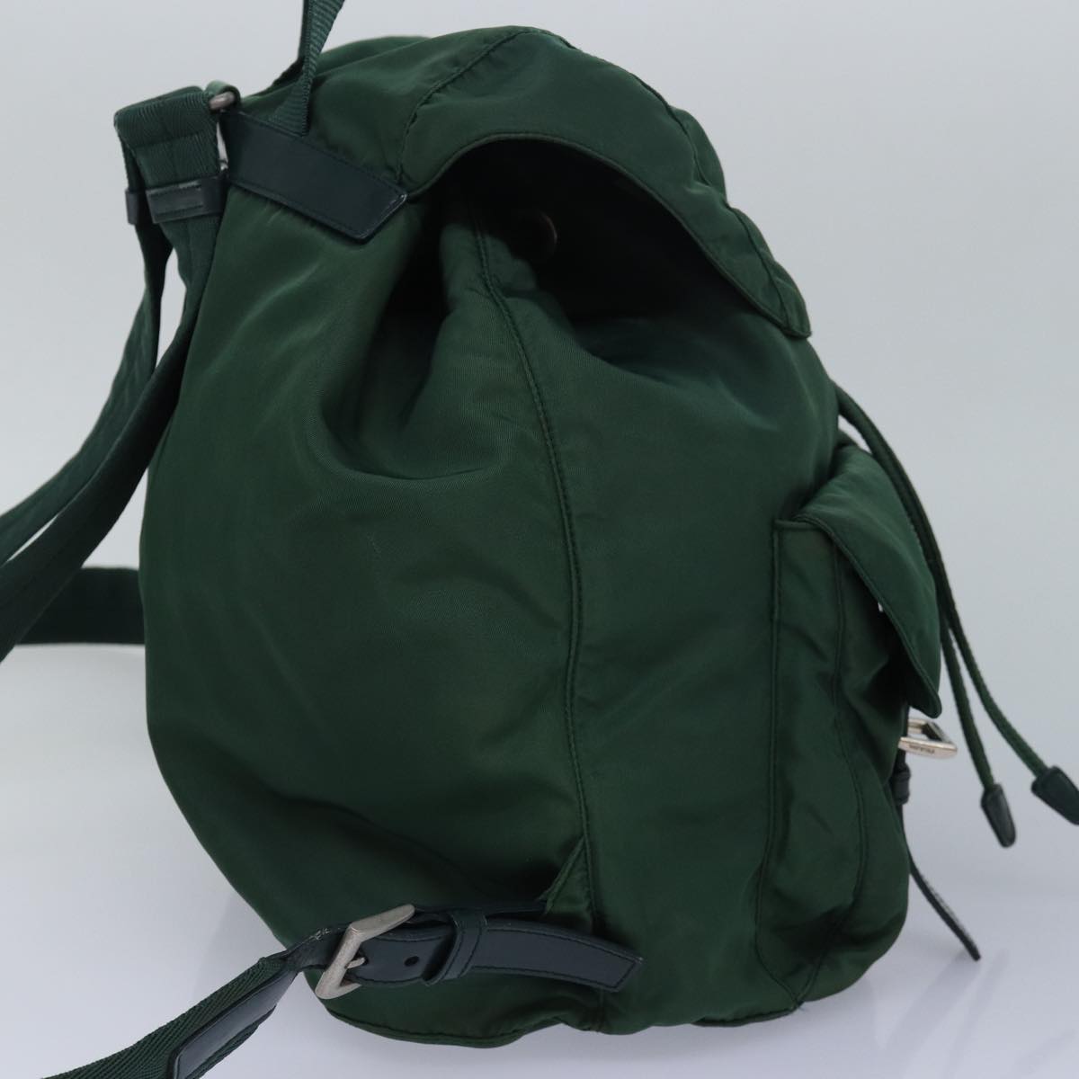 Luxury Prada Backpack Nylon Green  kk262