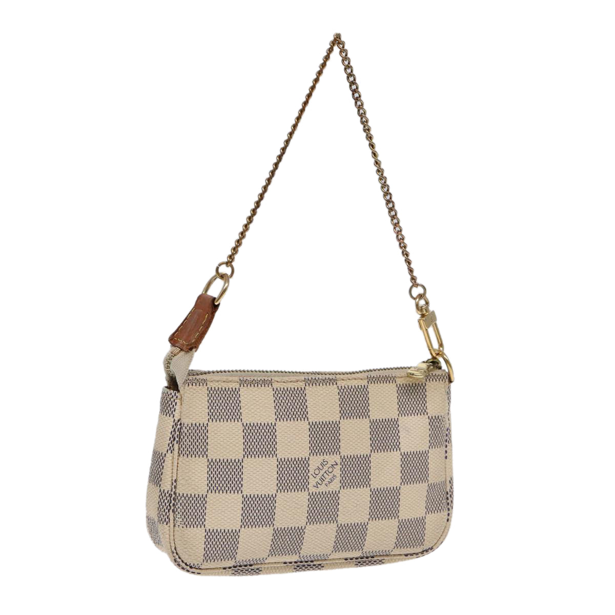 LOUIS VUITTON Damier Azur Mini Pochette Accessoires Pouch N63005 LV kk297
