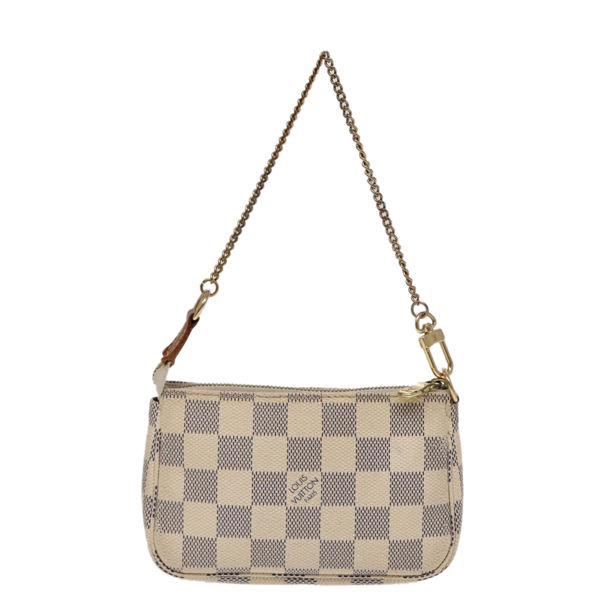 LOUIS VUITTON Damier Azur Mini Pochette Accessoires Pouch N63005 LV kk297