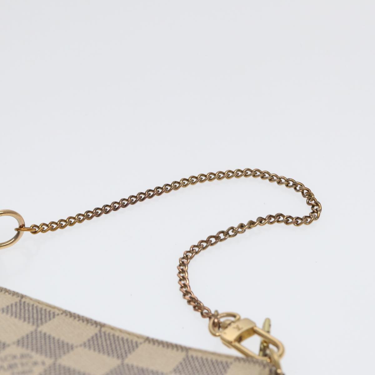 LOUIS VUITTON Damier Azur Mini Pochette Accessoires Pouch N63005 LV kk297