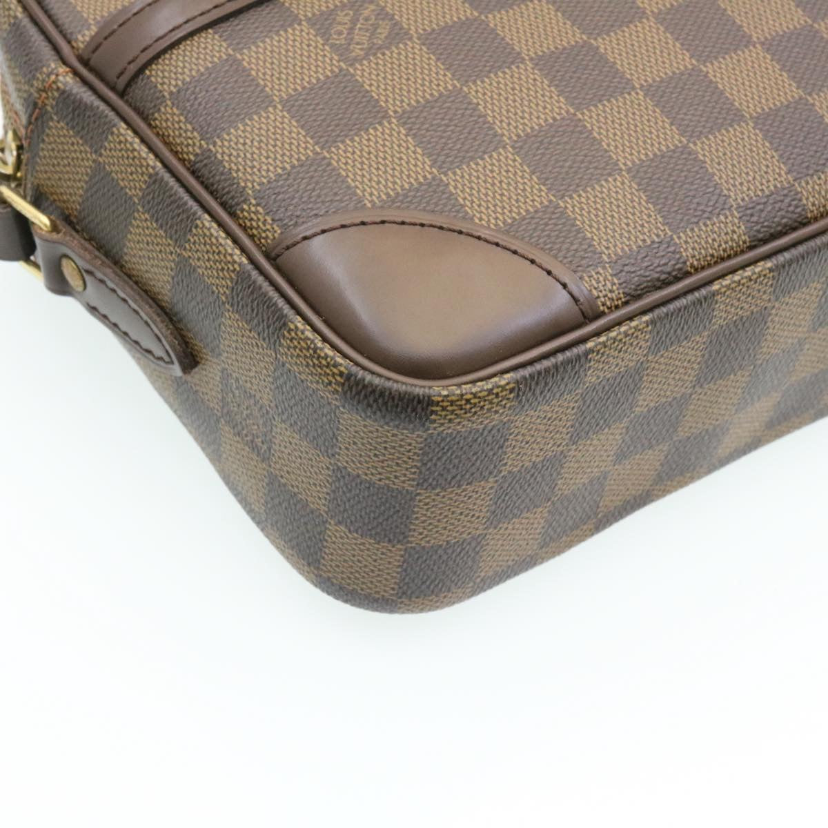 LOUIS VUITTON Damier Ebene Trocadero 27 Shoulder Bag N48085 LV knn052A