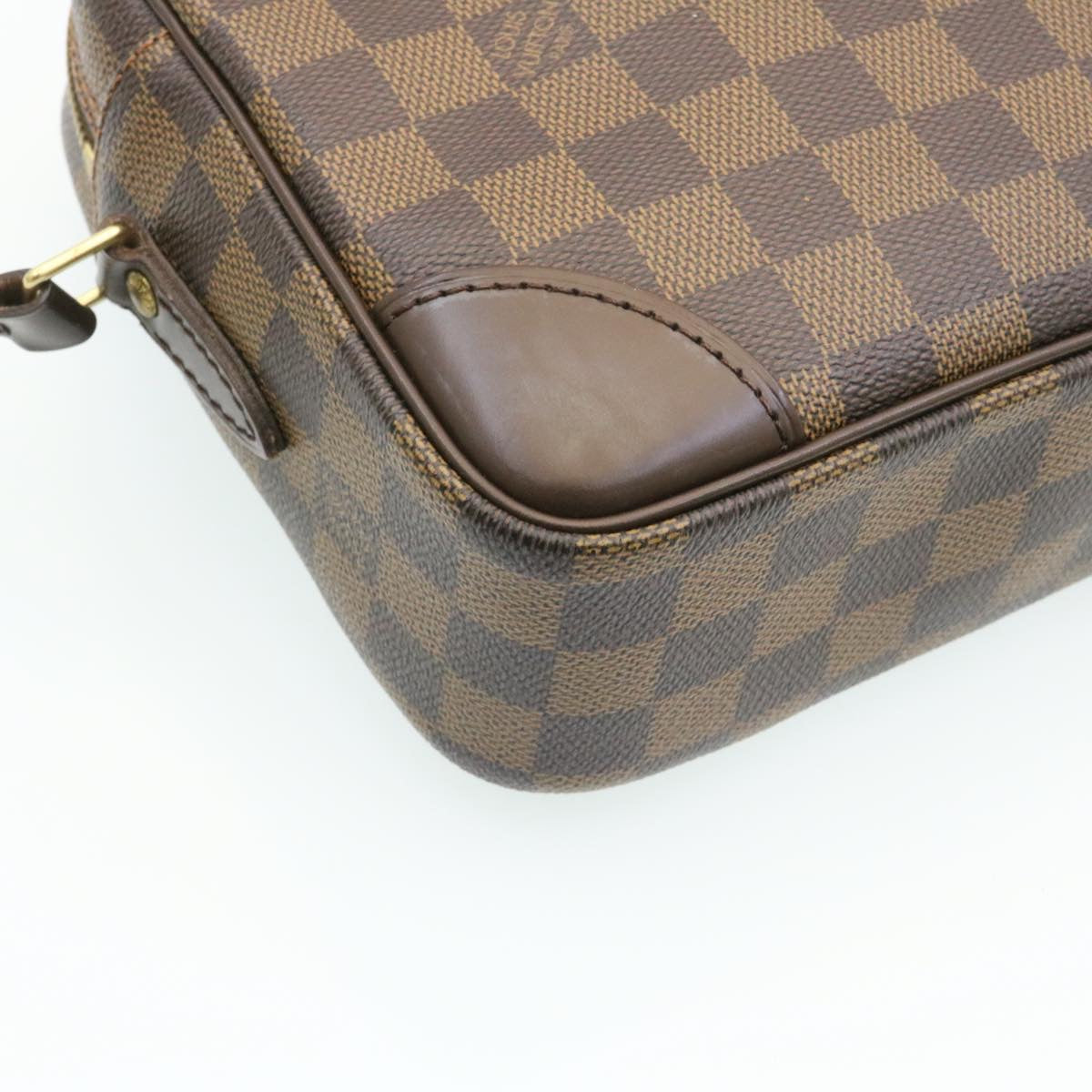 LOUIS VUITTON Damier Ebene Trocadero 27 Shoulder Bag N48085 LV knn052A