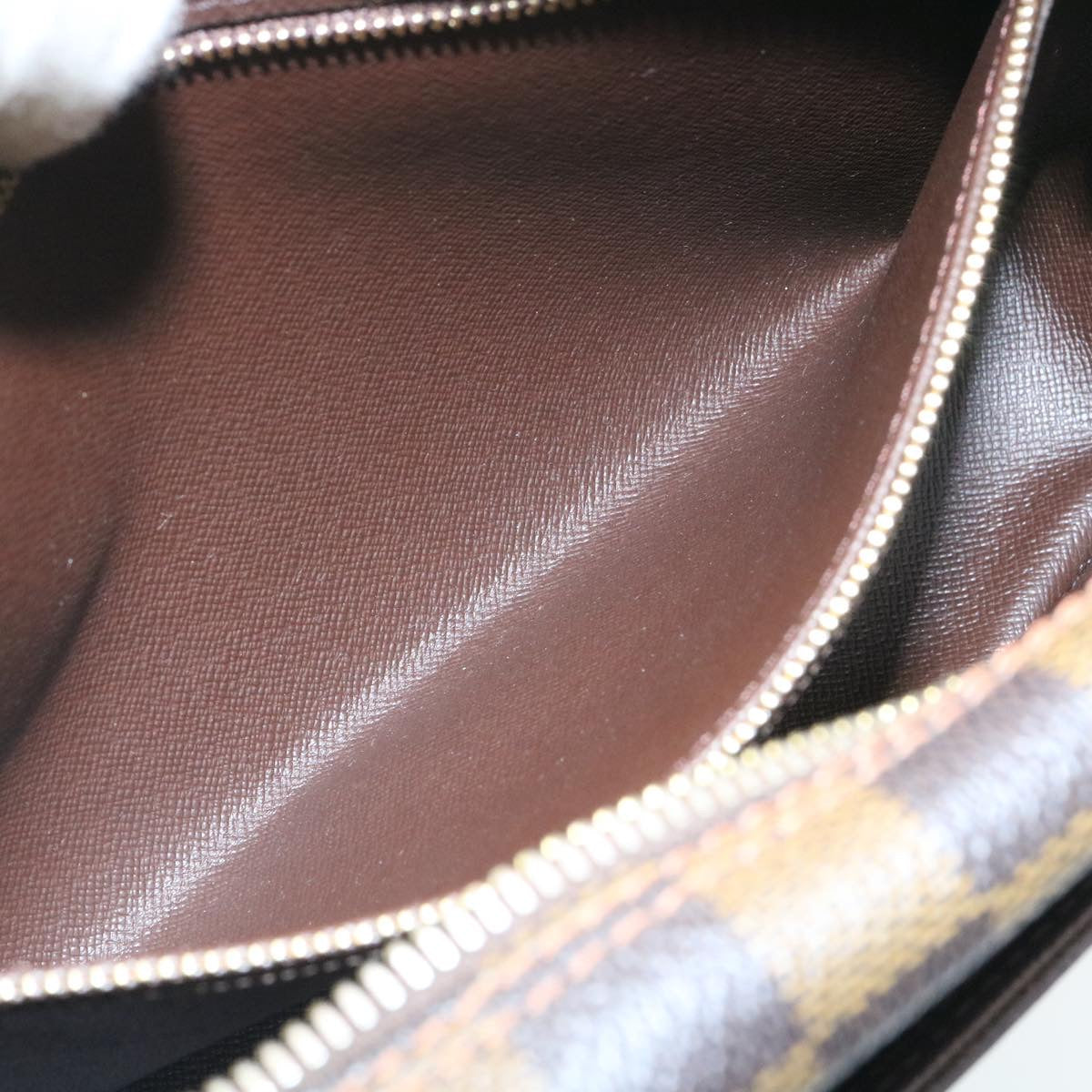 LOUIS VUITTON Damier Ebene Trocadero 27 Shoulder Bag N48085 LV knn052A