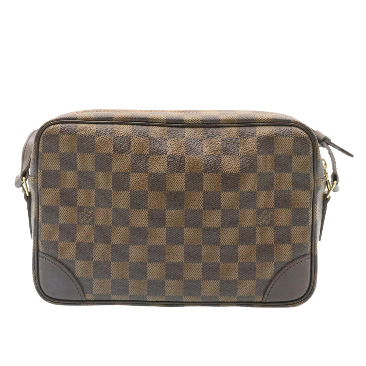 LOUIS VUITTON Damier Ebene Trocadero 27 Shoulder Bag N48085 LV knn052A
