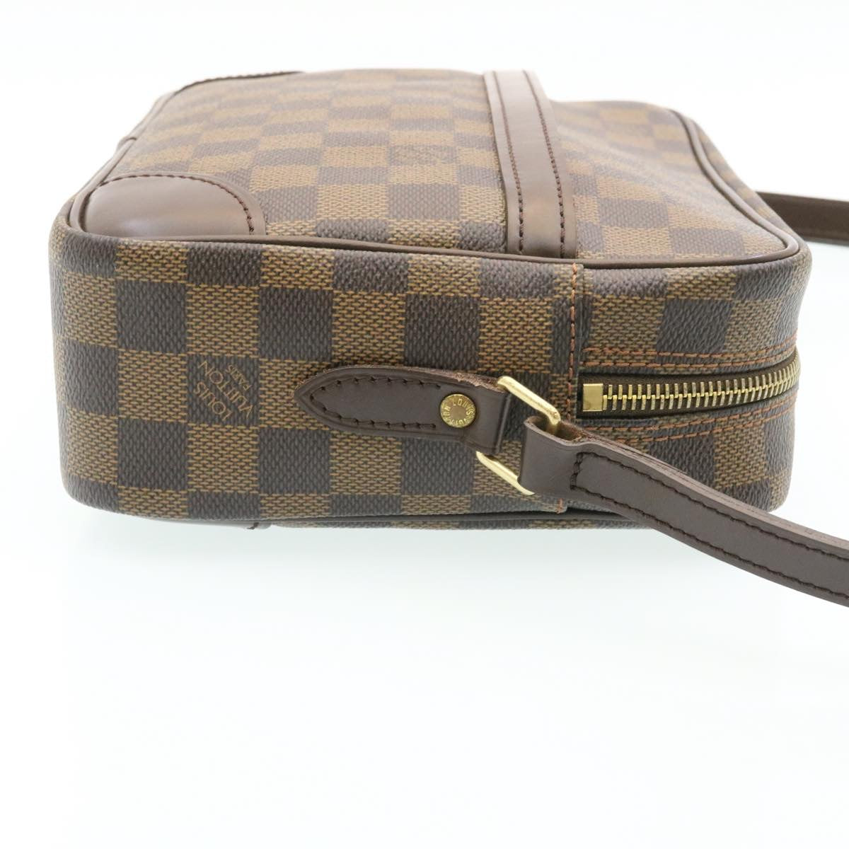 LOUIS VUITTON Damier Ebene Trocadero 27 Shoulder Bag N48085 LV knn052A
