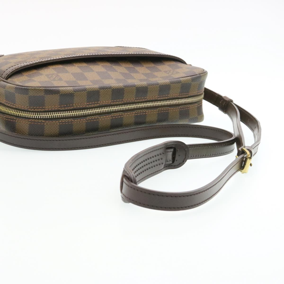 LOUIS VUITTON Damier Ebene Trocadero 27 Shoulder Bag N48085 LV knn052A