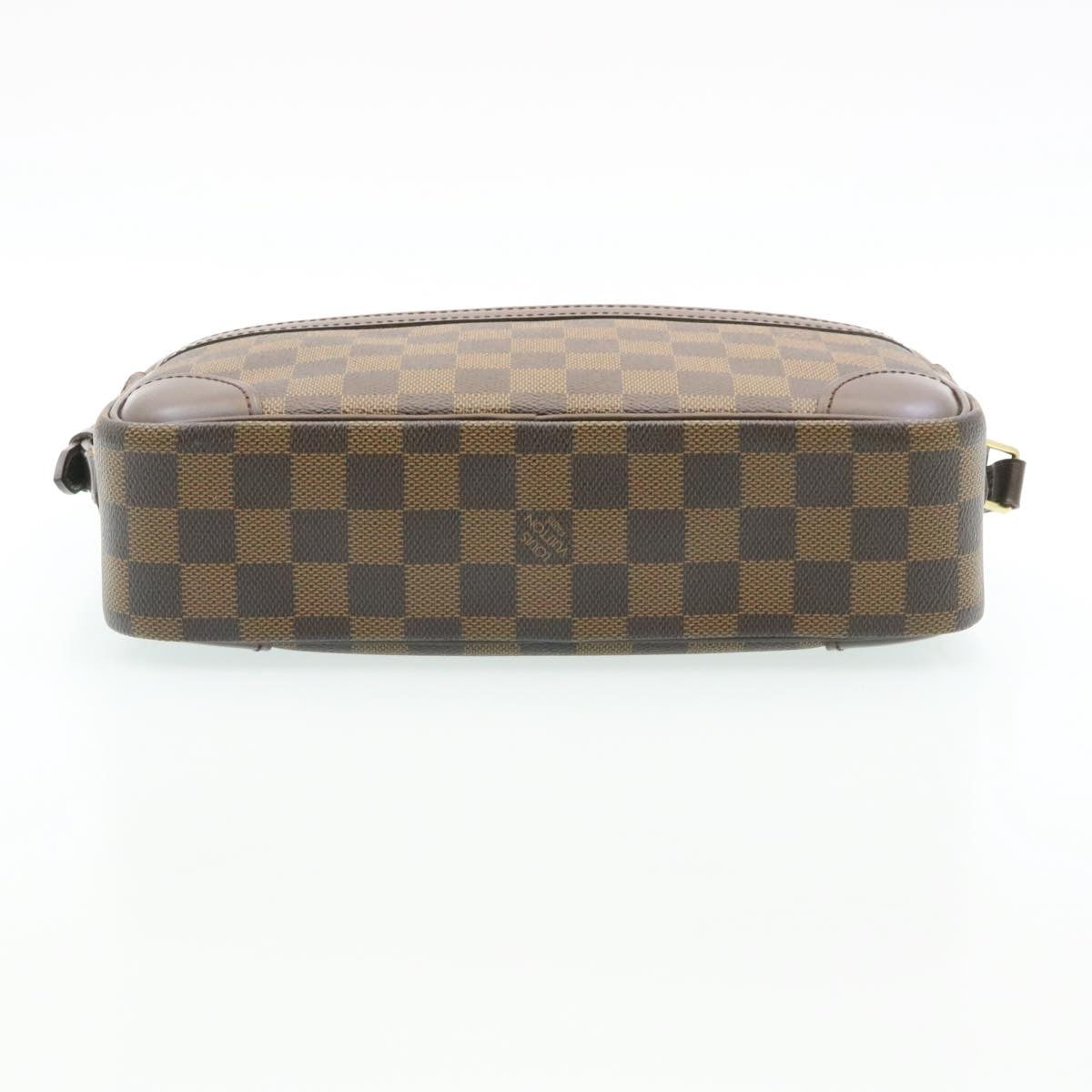 LOUIS VUITTON Damier Ebene Trocadero 27 Shoulder Bag N48085 LV knn052A