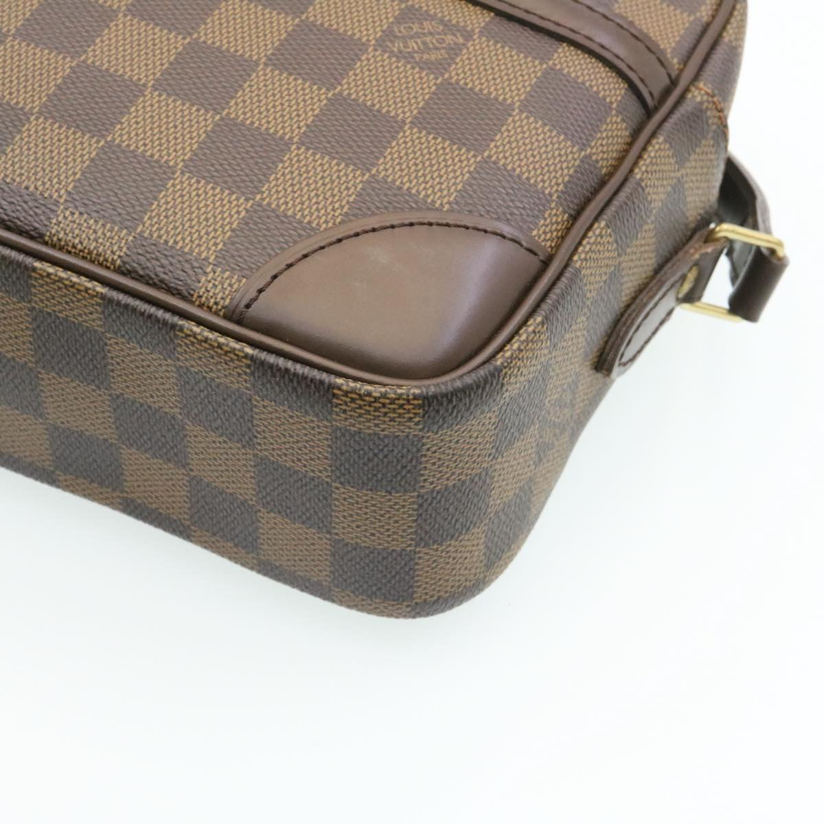 LOUIS VUITTON Damier Ebene Trocadero 27 Shoulder Bag N48085 LV knn052A