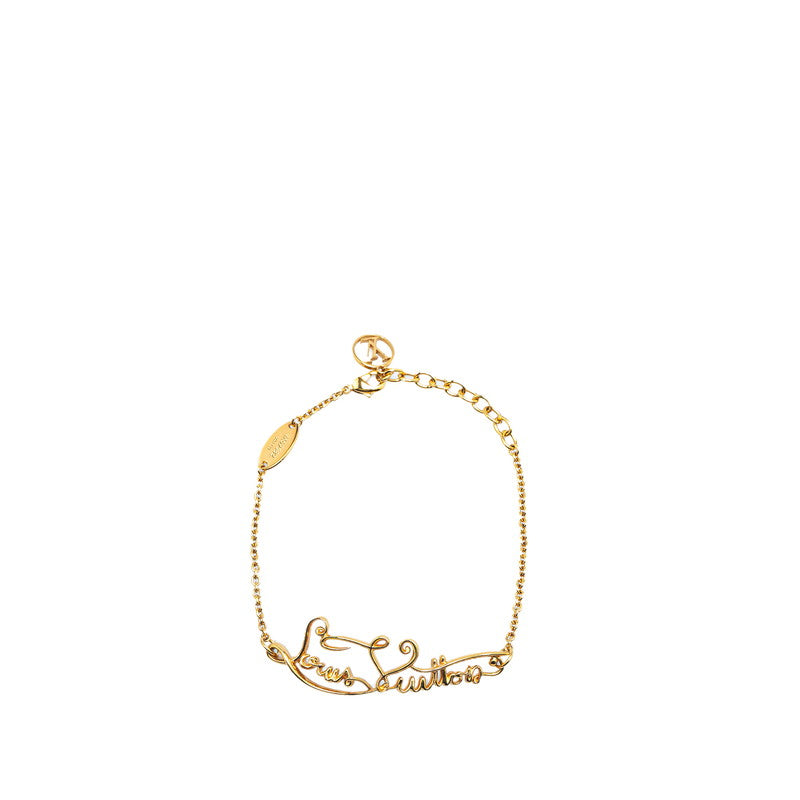 Louis Vuitton My LV Affair Bracelet Gold M69582