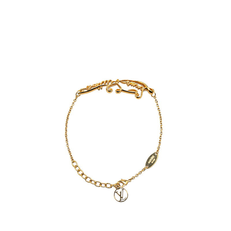 Louis Vuitton My LV Affair Bracelet Gold M69582