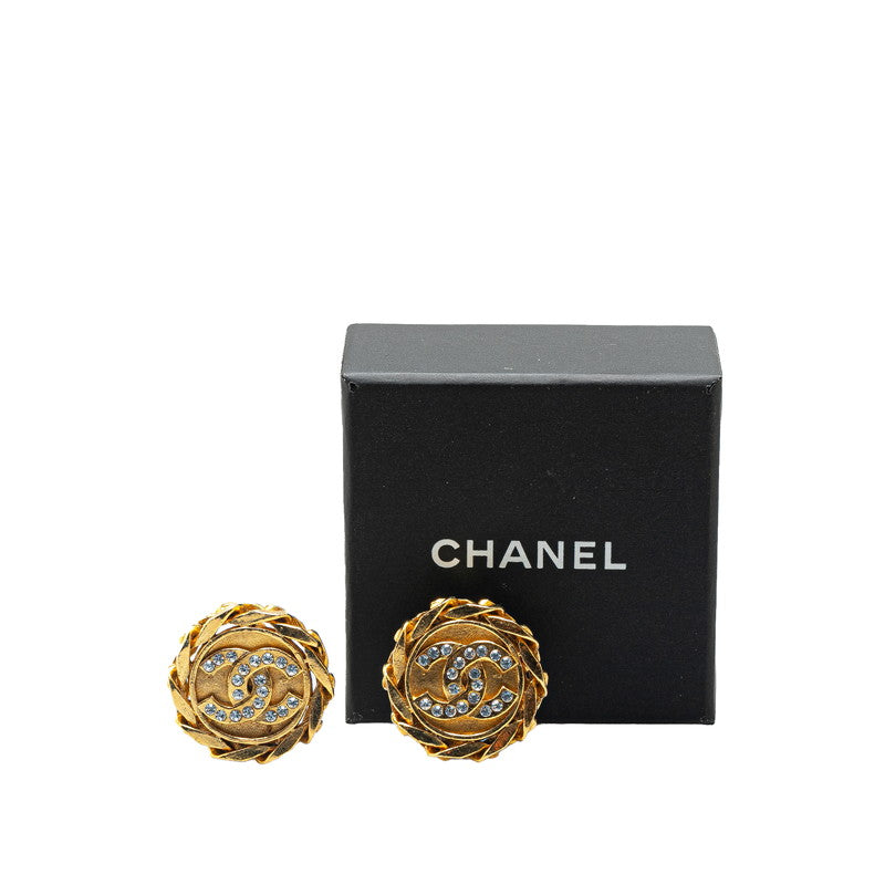 Chanel Vintage Chain Coco Mark Earrings