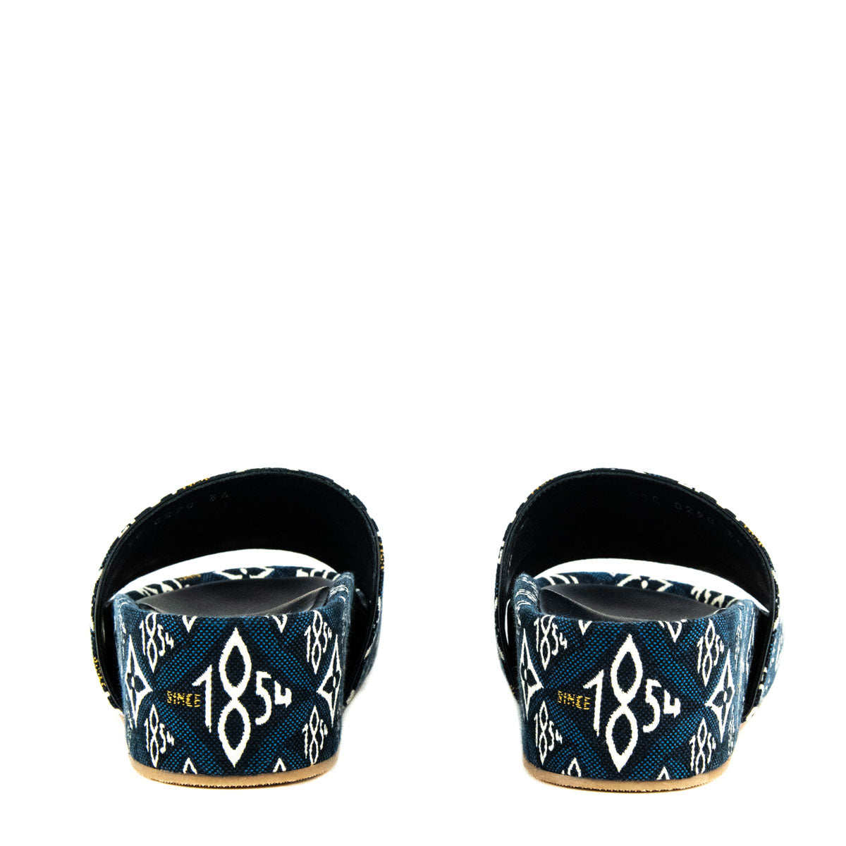 Louis Vuitton Blue Since 1854 Jumbo Flatform Mules Size 6 | EU 36