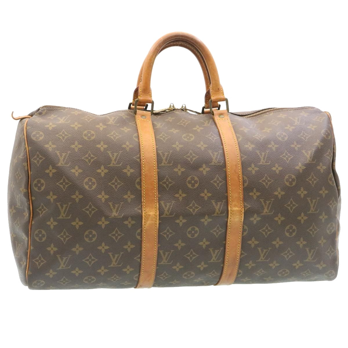 LOUIS VUITTON Monogram Keepall 50 Boston Bag M41426 LV lt109