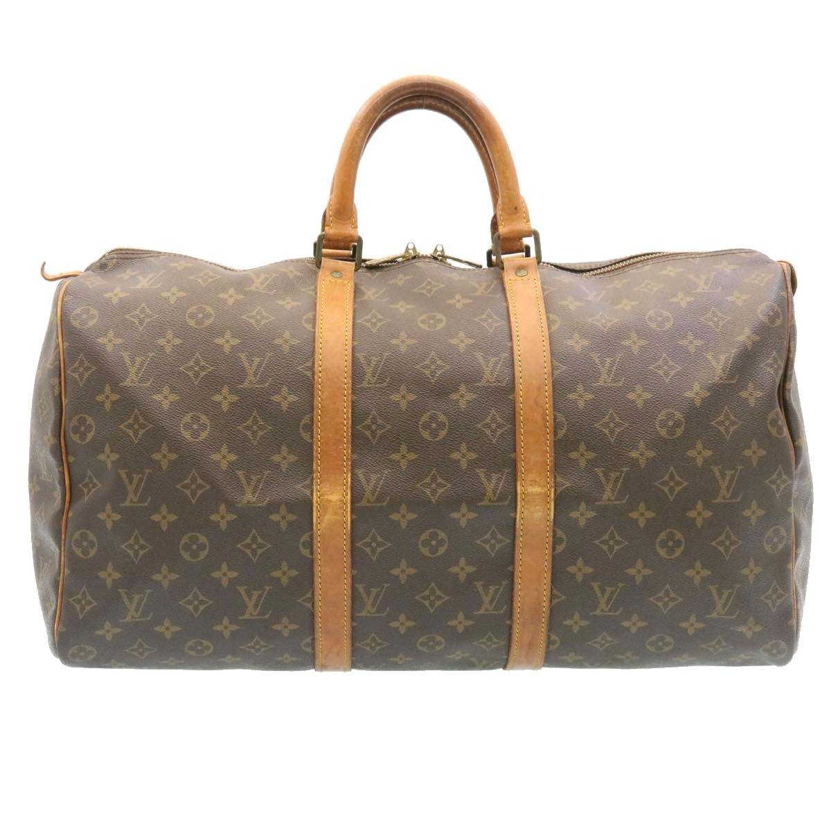LOUIS VUITTON Monogram Keepall 50 Boston Bag M41426 LV lt109