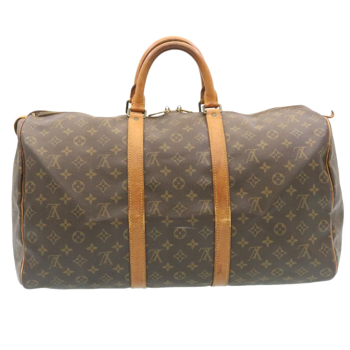LOUIS VUITTON Monogram Keepall 50 Boston Bag M41426 LV lt109