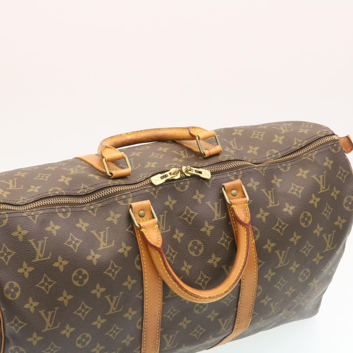 LOUIS VUITTON Monogram Keepall 50 Boston Bag M41426 LV lt160
