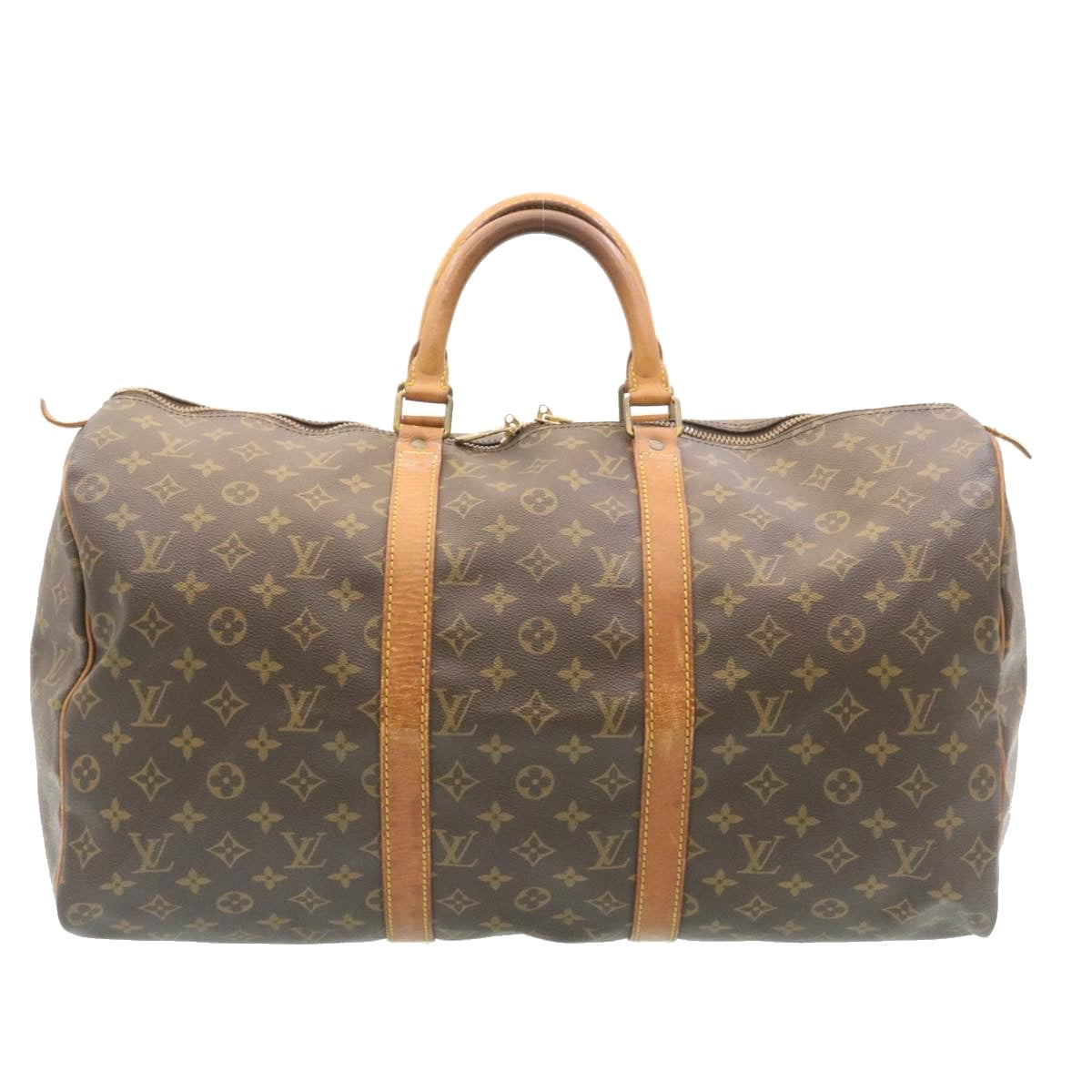 LOUIS VUITTON Monogram Keepall 50 Boston Bag M41426 LV lt166