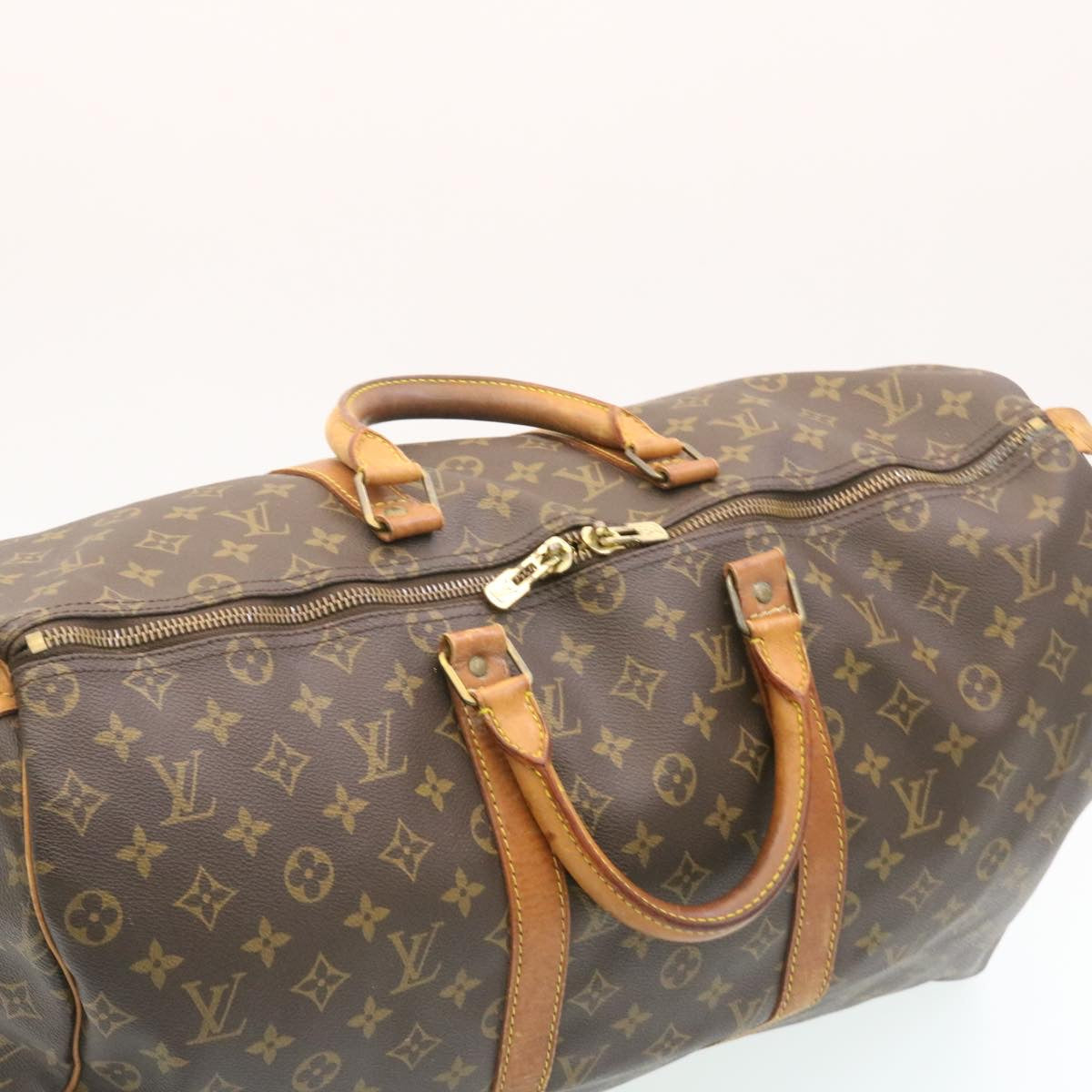 LOUIS VUITTON Monogram Keepall 50 Boston Bag M41426 LV lt166