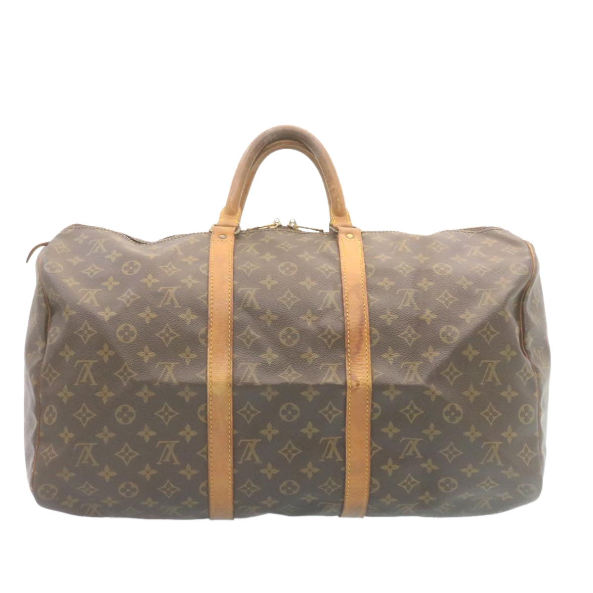 LOUIS VUITTON Monogram Keepall 50 Boston Bag M41426 LV lt213