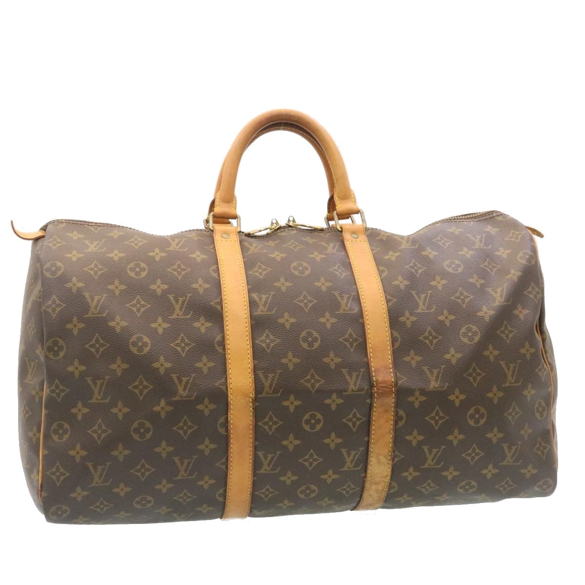 LOUIS VUITTON Monogram Keepall 50 Boston Bag M41426 LV lt220