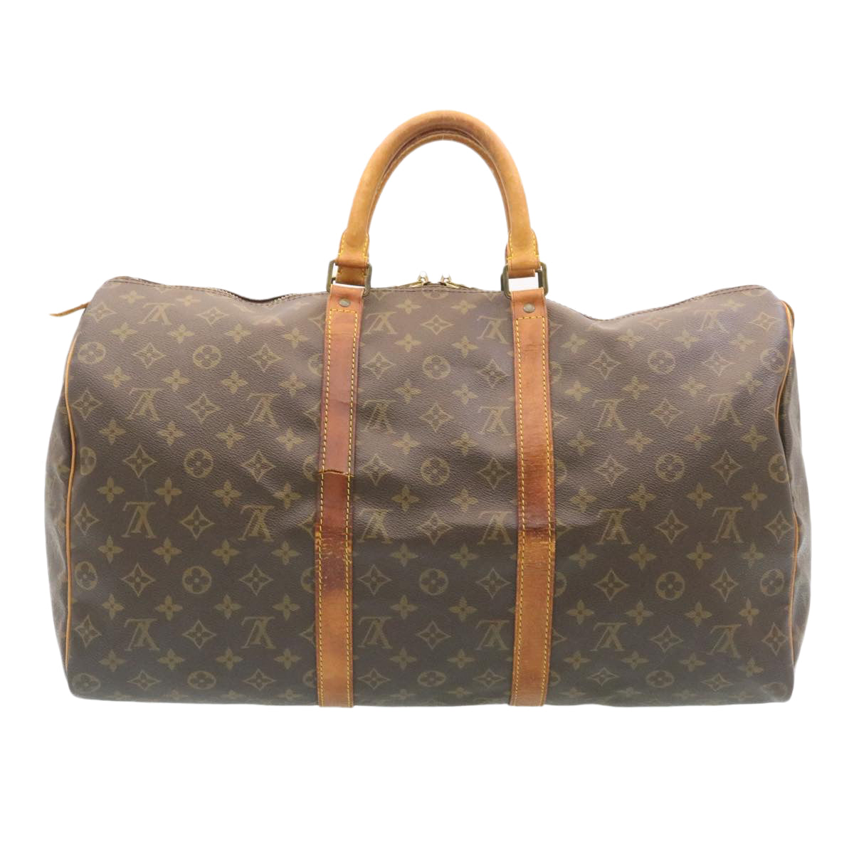 LOUIS VUITTON Monogram Keepall 50 Boston Bag M41426 LV lt222