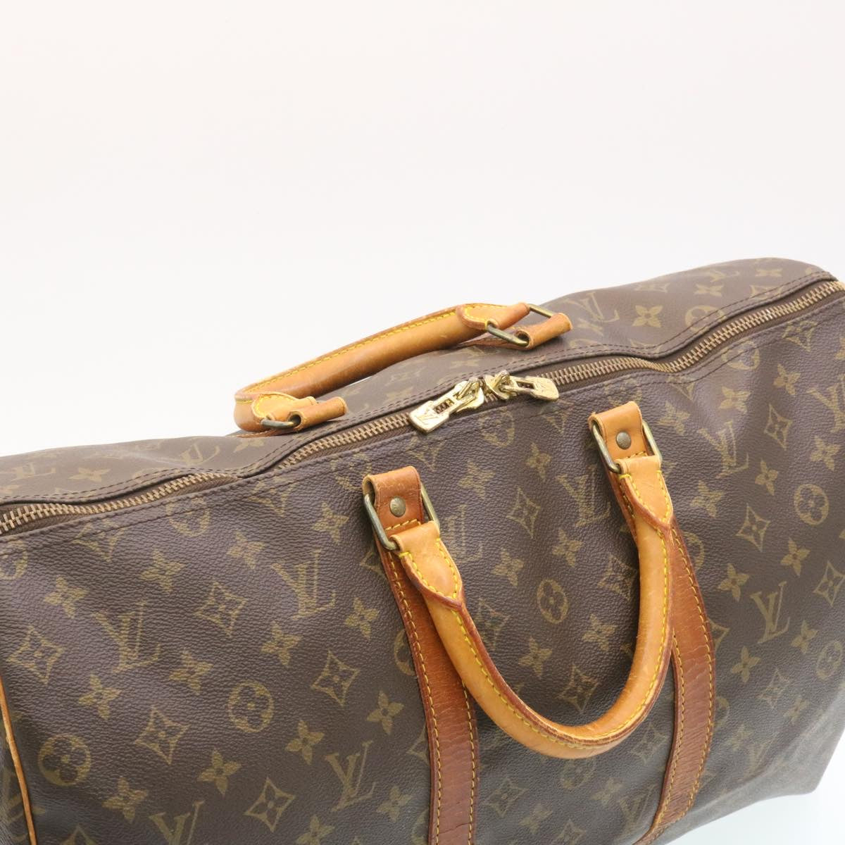 LOUIS VUITTON Monogram Keepall 50 Boston Bag M41426 LV lt222