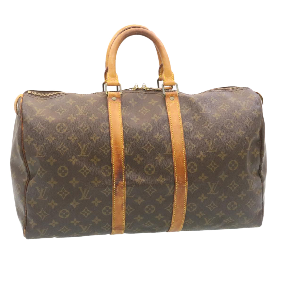 LOUIS VUITTON Monogram Keepall 45 Boston Bag M41428 LV lt243