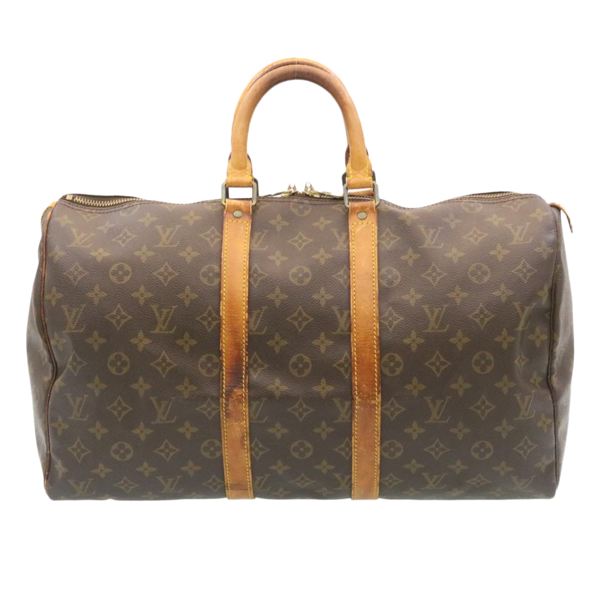LOUIS VUITTON Monogram Keepall 45 Boston Bag M41428 LV lt243