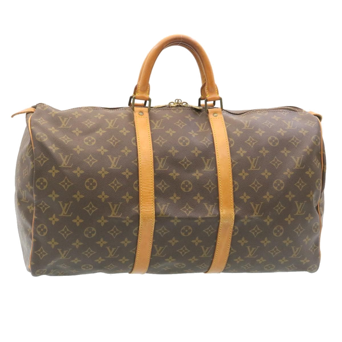 LOUIS VUITTON Monogram Keepall 50 Boston Bag M41426 LV lt261