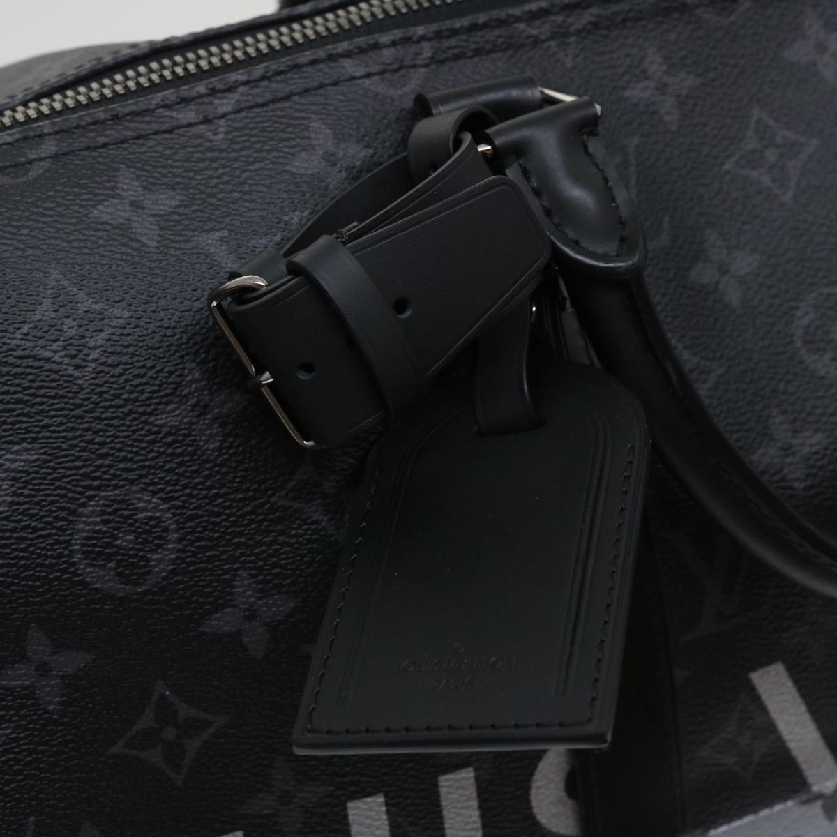 LOUIS VUITTON Eclipse Split Keepall Bandouliere 50 Boston Bag M43817 67489S