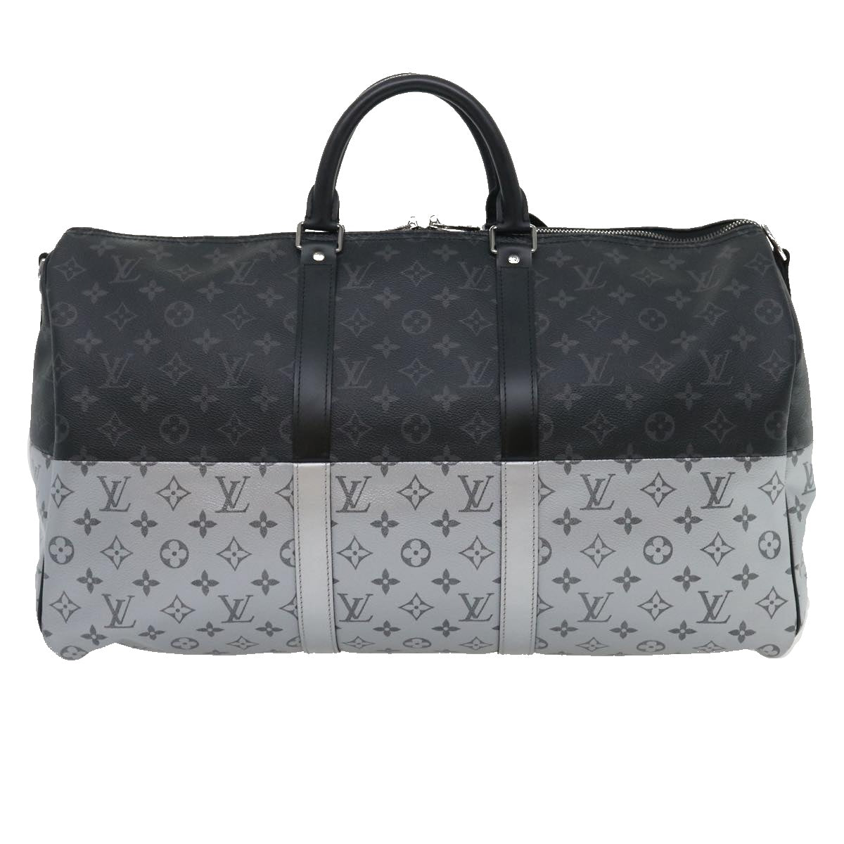 LOUIS VUITTON Eclipse Split Keepall Bandouliere 50 Boston Bag M43817 67489S