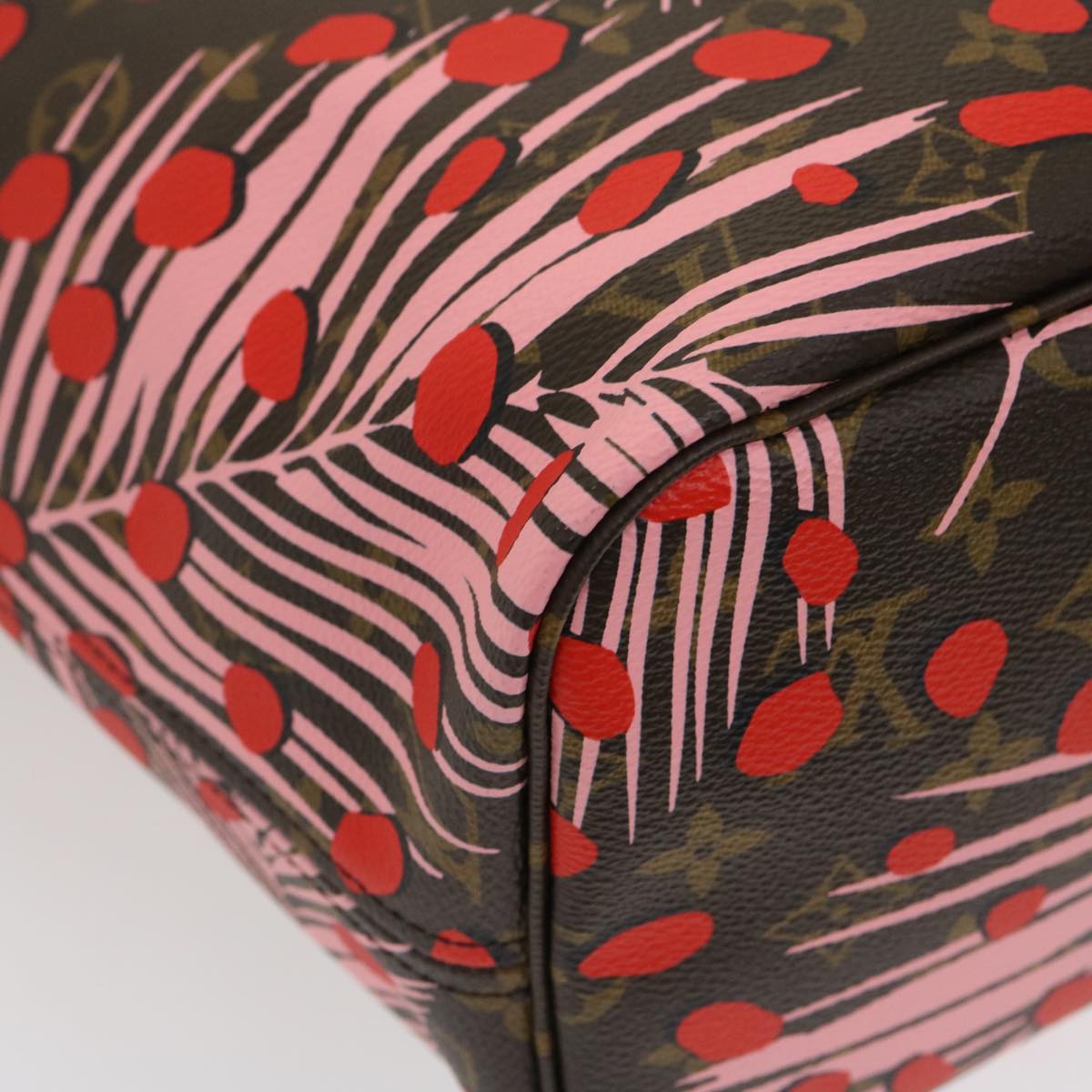 LOUIS VUITTON Monogram Jungle Dot Neverfull MM Tote Bag M41979 LV 67490S