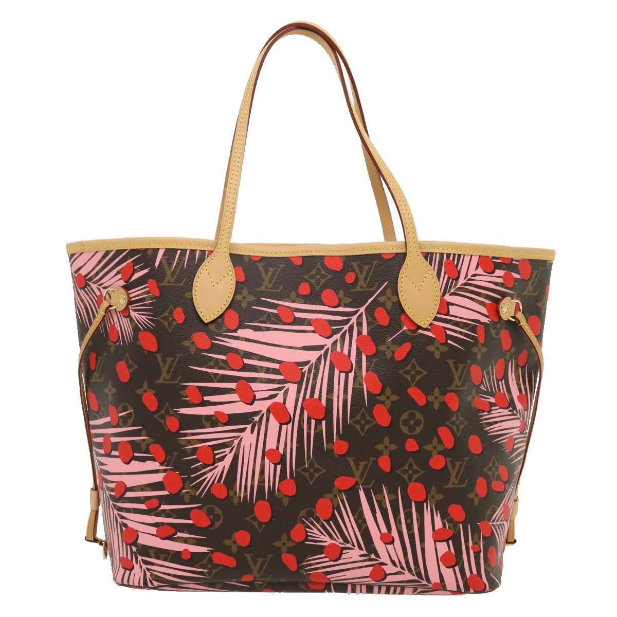 LOUIS VUITTON Monogram Jungle Dot Neverfull MM Tote Bag M41979 LV 67490S