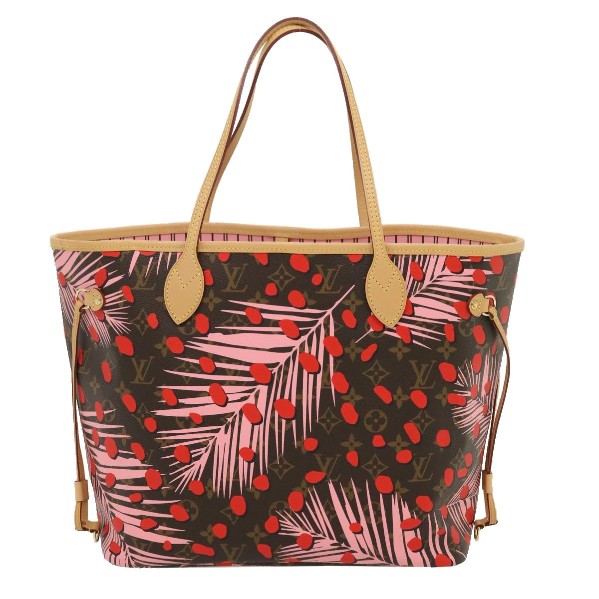 LOUIS VUITTON Monogram Jungle Dot Neverfull MM Tote Bag M41979 LV 67490S