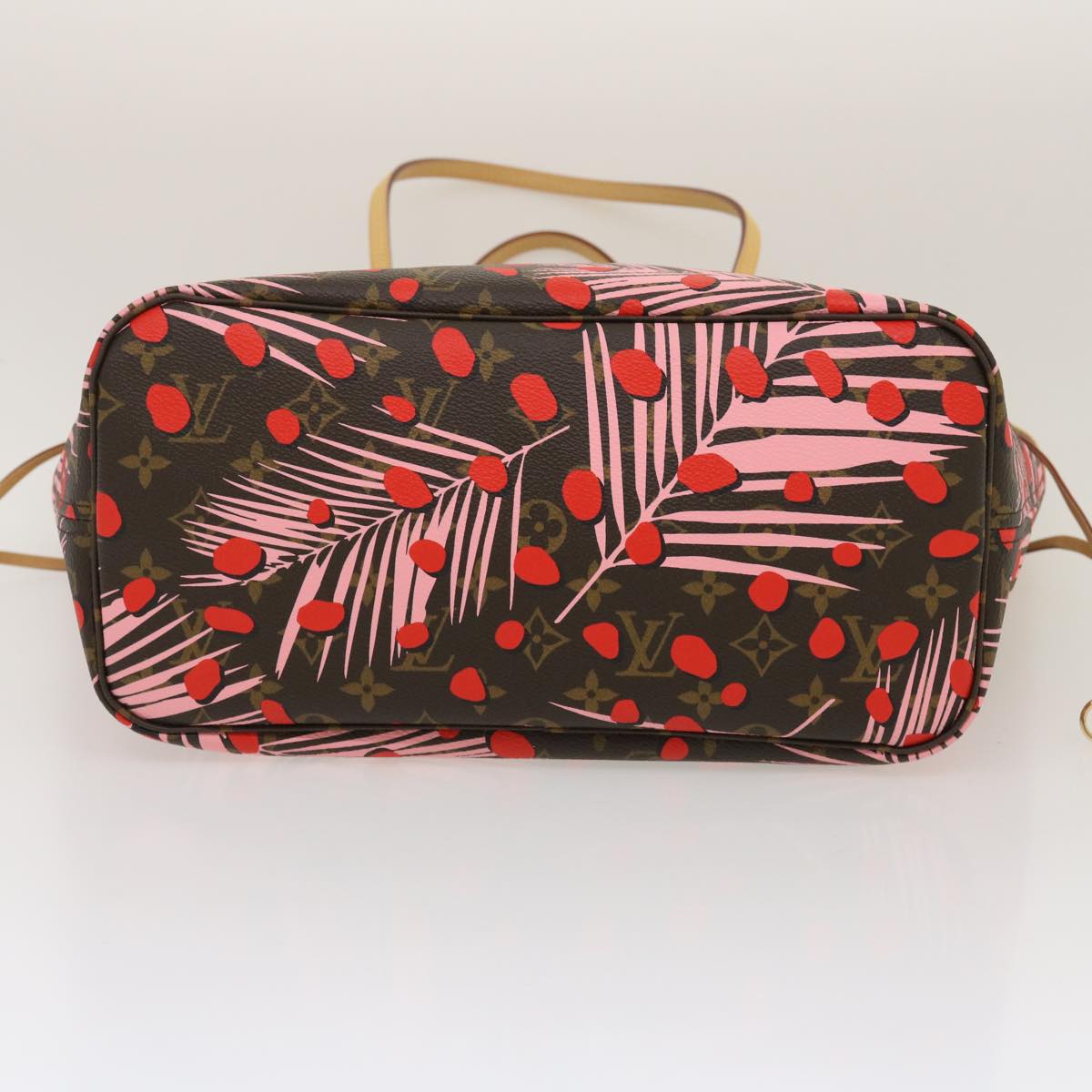 LOUIS VUITTON Monogram Jungle Dot Neverfull MM Tote Bag M41979 LV 67490S