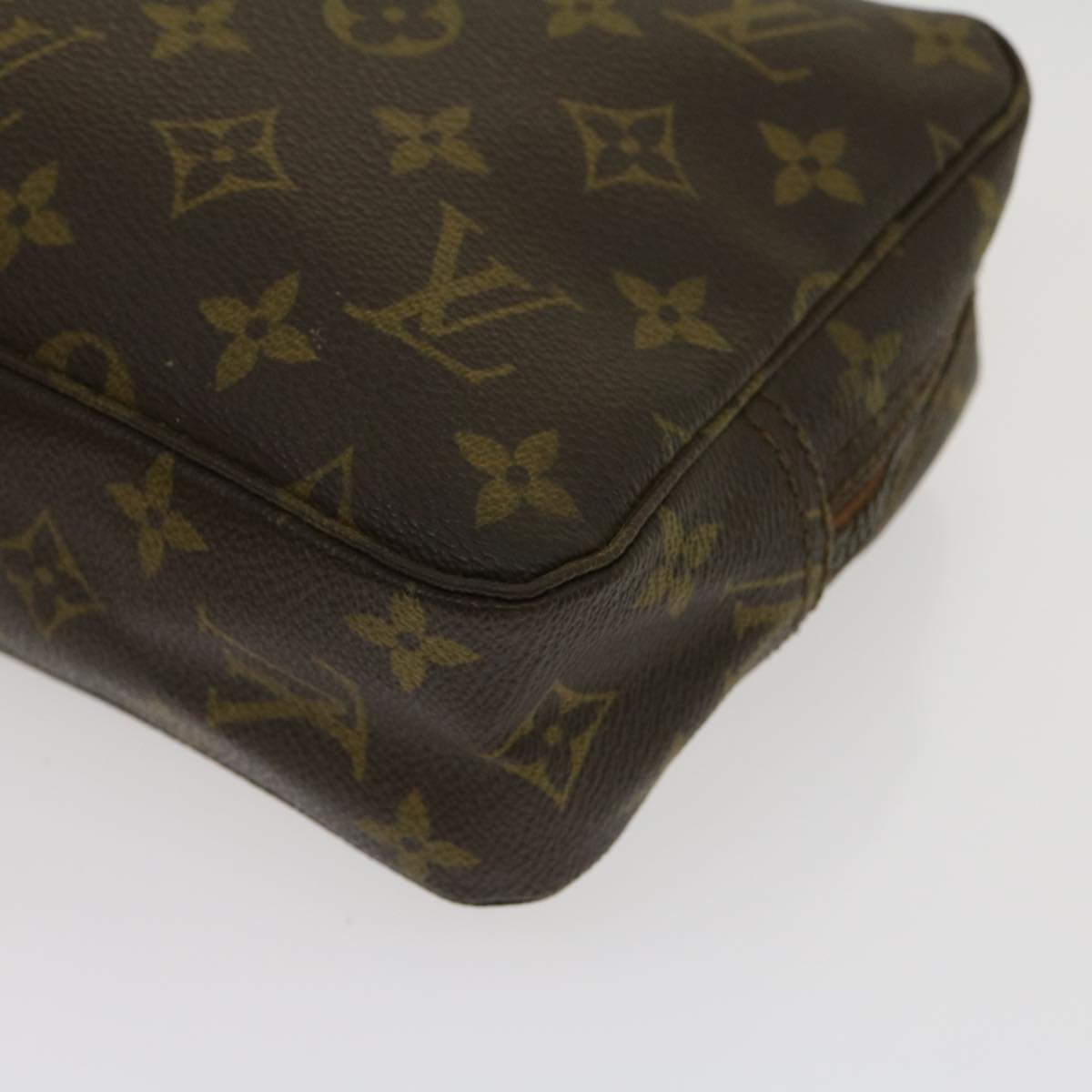 LOUIS VUITTON Monogram Trousse Toilette 23 Clutch Bag M47524 LV lt508