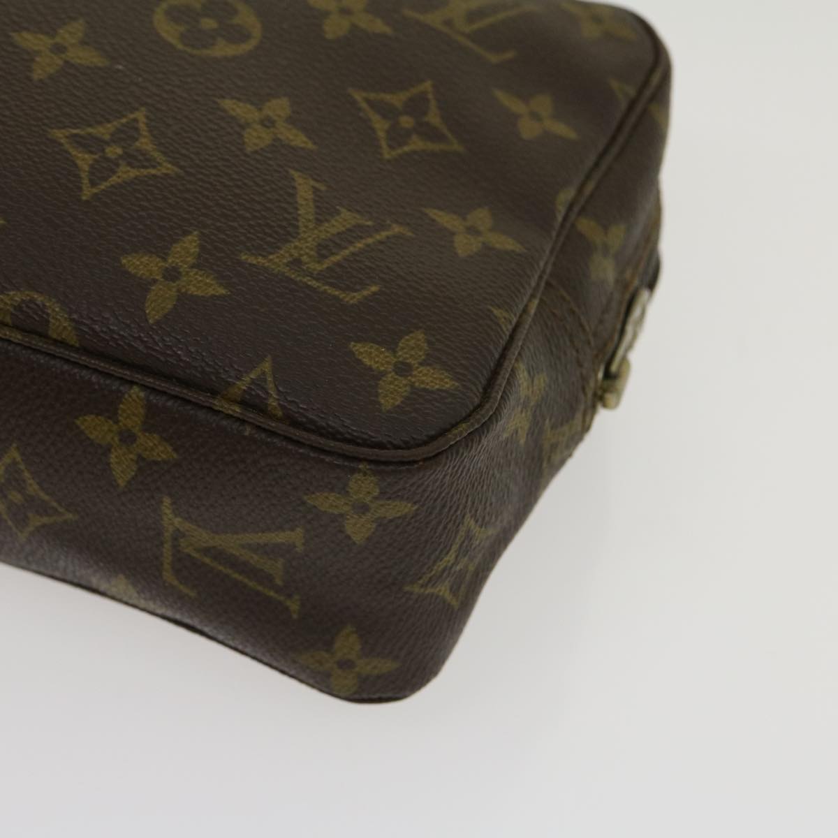LOUIS VUITTON Monogram Trousse Toilette 23 Clutch Bag M47524 LV lt508
